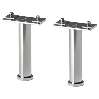 IKEA ALMAÅN (ИКЕА АЛМАОН) — Ножка, нержавеющая сталь, 12-20 см