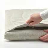IKEA MITTZON (ИКЕА МИТТЗОН) — Акустический настольный экран, бежевый с пушечным напылением, 145x72 см — фото 2