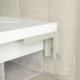 IKEA MITTZON (ИКЕА МИТТЗОН) — Акустический настольный экран, бежевый с пушечным напылением, 145x72 см — фото 6
