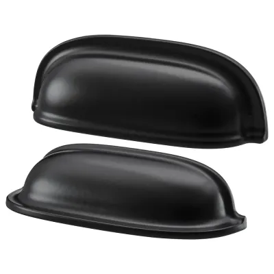 IKEA ENERYDA (ИКЕА ЕНЕРЙДА) — Ручка, черная, 89 мм