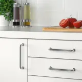 IKEA BAGGANÄS (ИКЕА БАГГАНЭС) — Ручка, нержавеющая сталь, 143 мм — фото 3