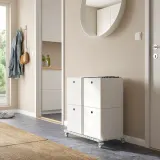 IKEA INVALLNING (ИКЕА ИНВАЛЛНИНГ) — Тележка для коробок белая, 68x39 см — фото 6