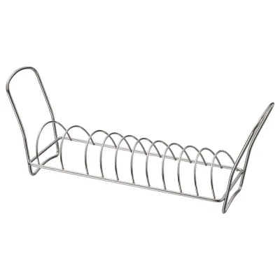 IKEA VÄLVÅRDAD (ИКЕА ВЭЛВОРДАД) — Подставка для сушки посуды, нержавеющая сталь, 12x32 см