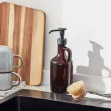 IKEA VÄLVÅRDAD (ИКЕА ВЭЛВОРДАД) — Дозатор для мыла, коричневый — фото 1