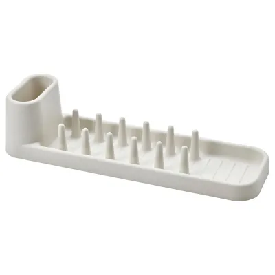 IKEA STÄMLING (ИКЕА СТЭМЛИНГ) — Подставка для сушки посуды, кремовая, 48 см