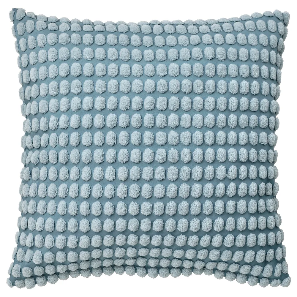 IKEA SVARTPOPPEL (ИКЕА СВАРТПОППЕЛ) — Наволочка, бледно-голубая, 50x50 см