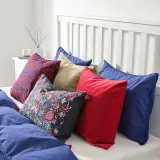 IKEA SKOGSKORN (ИКЕА СКОГСКОРН) — Подушка, темно-серый/многоцветный, 40x65 см — фото 4
