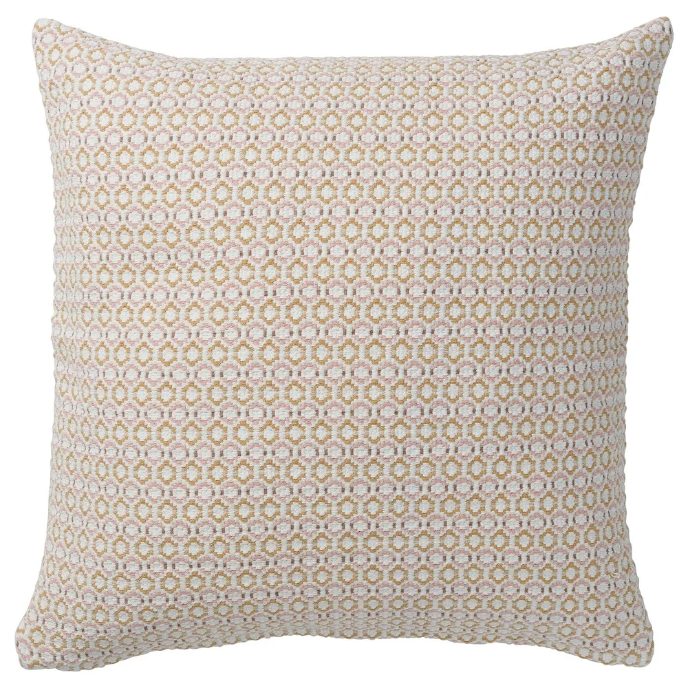 IKEA MOROTSMOTT (ИКЕА МОРОТСМОТТ) — Наволочка, белый/светло-розовый, 50x50 см