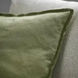 IKEA LAGERPOPPEL (ИКЕА ЛАГЕРПОППЕЛ) — Наволочка, серо-зеленая, 50x50 см — фото 4