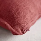 IKEA LAGERPOPPEL (ИКЕА ЛАГЕРПОППЕЛ) — Наволочка, розовая и красная, 40x58 см — фото 3