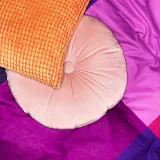 IKEA KRANSBORRE (ИКЕА КРАНСБОРРЕ) — Подушка, светло-розовая, 40 см — фото 4