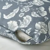 IKEA IDALINNEA (ИКЕА ИДАЛИННЕА) — Наволочка, темно-серо-голубая, 50x50 см — фото 3