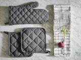 IKEA RINNIG (ИКЕА РИННИГ) — Подстилка, серая, 21x21 см — фото 5