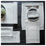 IKEA VÅRARV (ИКЕА ВОРАРВ) — Коврик, темно-серый/натуральный, 35x45 см — фото 4