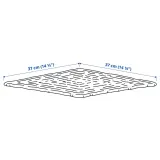 IKEA OMBONAD (ИКЕА ОМБОНАД) — Коврик, плетеный джут, 37x37 см — фото 6