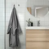 IKEA ROCKÅN (ИКЕА РОКОН) — Халат, серый, S/M — фото 6