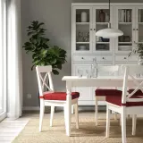 IKEA MALINDA (ИКЕА МАЛИНДА) — Подушка для стула, темно-красная, 40/35x38x7 см — фото 6