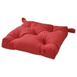 IKEA MALINDA (ИКЕА МАЛИНДА) — Подушка для стула, темно-красная, 40/35x38x7 см — фото 1
