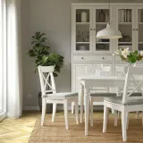 IKEA JUSTINA (ИКЕА ЙУСТИНА) — Подушка для стула, светло-зеленая, 42/35x40x4 см — фото 6