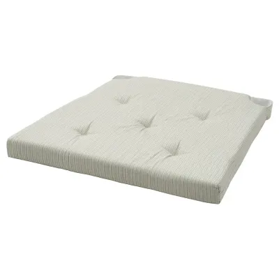IKEA JUSTINA (ИКЕА ЙУСТИНА) — Подушка для стула, светло-зеленая, 42/35x40x4 см