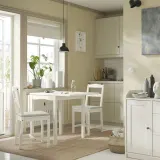 IKEA JUSTINA (ИКЕА ЙУСТИНА) — Подушка для стула, светло-зеленая, 42/35x40x4 см — фото 2