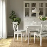 IKEA JUSTINA (ИКЕА ЙУСТИНА) — Подушка для стула, светло-зеленая, 42/35x40x4 см — фото 5