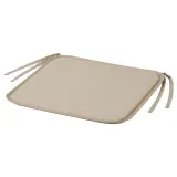 IKEA BRÄMÖN (ИКЕА БРЭМОН) — Подушка для кресла, серо-бежевая, для внутреннего/наружного применения, 34x34x1,0 см — фото 1