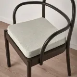 IKEA ÅKERVINDEFLY (ИКЕА ОКЕРВИНДЕФЛУ) — Подушка для стула, бежевая, 39/35x37x5 см — фото 5
