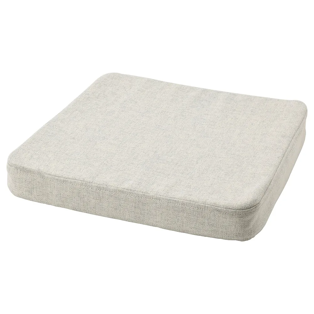 IKEA ÅKERVINDEFLY (ИКЕА ОКЕРВИНДЕФЛУ) — Подушка для стула, бежевая, 39/35x37x5 см