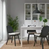 IKEA ÅKERVINDEFLY (ИКЕА ОКЕРВИНДЕФЛУ) — Подушка для стула, бежевая, 39/35x37x5 см — фото 3