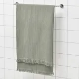 IKEA VALLASÅN (ИКЕА ВАЛЛАСОН) — Полотенце банное, светло-зеленое, 100x150 см — фото 3