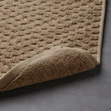 IKEA FJÄLLKATTFOT (ИКЕА ФЙЭЛЛКАТТФОТ) — Коврик для ванной комнаты, бежевый, 50x80 см — фото 4