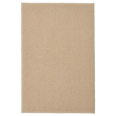 IKEA FINTSEN (ИКЕА ФИНТСЕН) — Коврик для ванной комнаты, бежевый, 40x60 см