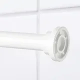 IKEA BOTAREN (ИКЕА БОТАРЕН) — Штанга для занавесок для душа, белая, 70-120 см — фото 3