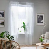 IKEA TERESIA (ИКЕА ТЕРЕСИА) — Шторы, 2 шт, на туннеле/белые, 145x250 см — фото 2