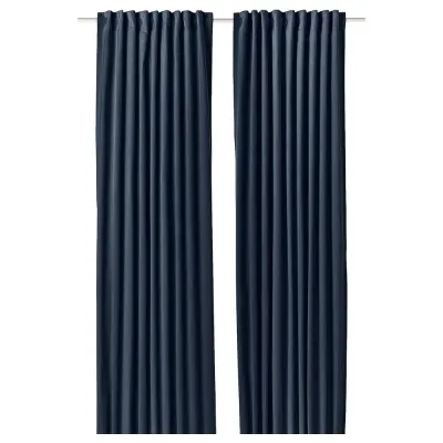 IKEA SANELA (ИКЕА САНЕЛА) — Штора, 2 шт, на ленте/зеленая, 140x300 см