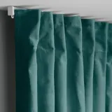 IKEA SANELA (ИКЕА САНЕЛА) — Штора, 2 шт, на ленте/темно-серый/бирюзовый, 140x300 см — фото 5