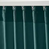 IKEA SANELA (ИКЕА САНЕЛА) — Штора, 2 шт, на ленте/темно-серый/бирюзовый, 140x300 см — фото 6