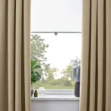 IKEA ROSENMANDEL (ИКЕА РОСЕНМАНДЕЛ) — Шторы, 1 пара, на ленте/желто-бежевые, 135x300 см — фото 5