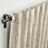 IKEA LÖNNSTÄVMAL (ИКЕА ЛОННСТЭВМАЛ) — Шторы блэкаут, пара, на ленте/бежевые, 145x300 см — фото 7