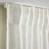 IKEA HÄLLEBRÄCKA (ИКЕА ХЭЛЛЕБРЭКА) — Шторы, 2 шт, на ленте/белые, 145x300 см — фото 4