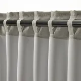 IKEA ANNAKAJSA (ИКЕА АННАКАЙСА) — Шторы, 1 пара, на ленте/светло-серый, 145x300 см — фото 6