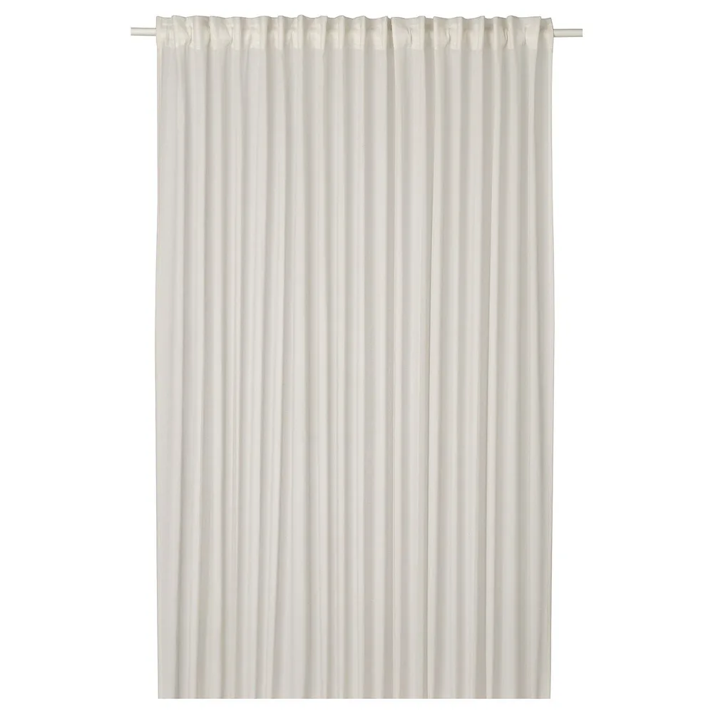 IKEA ÄNGSFRYLE (ИКЕА ЭНГСФРУЛЕ) — Штора, 1 шт, на ленте/белая, 300x300 см