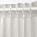 IKEA ÄNGSFRYLE (ИКЕА ЭНГСФРУЛЕ) — Штора, 1 шт, на ленте/белая, 300x300 см — фото 7
