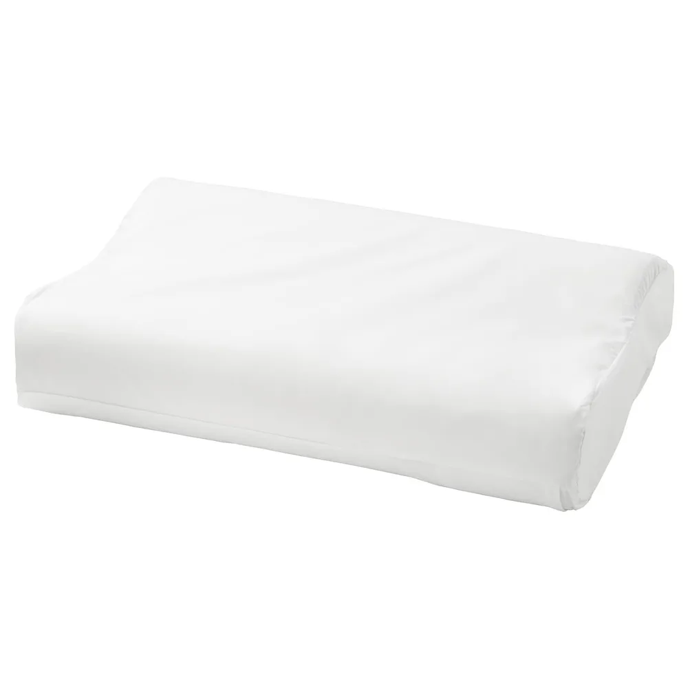 IKEA ROSENSKÄRM (ИКЕА РОСЕНСКЭРМ) — Эргономичная наволочка, белая, 33x50 см