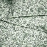 IKEA RODGERSIA (ИКЕА РОДГЕРСИА) — Пододеяльник и наволочка, зеленый/белый, 150x200/50x60 см — фото 4