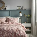 IKEA RODGERSIA (ИКЕА РОДГЕРСИА) — Пододеяльник и наволочка, розовый/белый, 150x200/50x60 см — фото 2