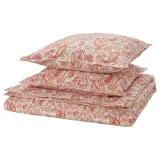 IKEA RODGERSIA (ИКЕА РОДГЕРСИА) — Пододеяльник и 2 наволочки, розовый/белый, 200x200/50x60 см — фото 1