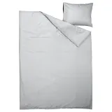 IKEA PILTANDVINGE (ИКЕА ПИЛТАНДВИНГЕ) — Пододеяльник и наволочка, серый, 150x200/50x60 см — фото 6