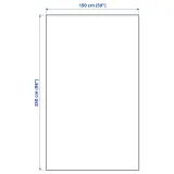 IKEA INDIRA (ИКЕА ИНДИРА) — Покрывало, темный серо-голубой, 150x250 см — фото 4